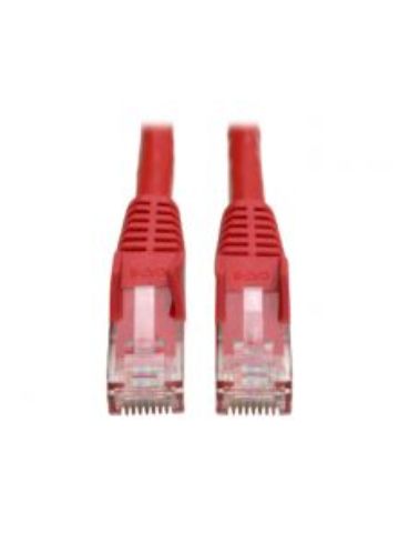 Tripp Lite Cat6 Gigabit Snagless Molded Patch Cable (RJ45 M/M) - Red, 6-ft.