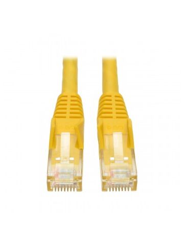 Tripp Lite Cat6 Gigabit Snagless Molded Patch Cable (RJ45 M/M) - Yellow, 1.83 m