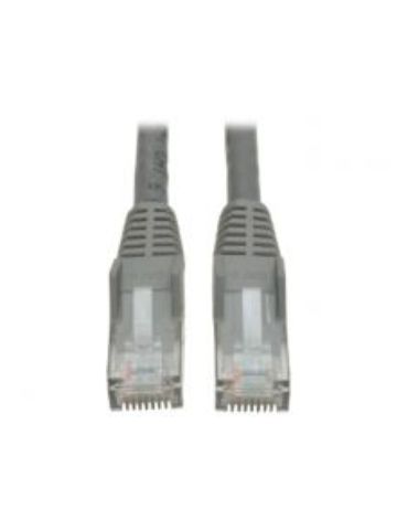 Tripp Lite Cat6 Gigabit Snagless Molded Patch Cable (RJ45 M/M) - Grey, 3.05 m