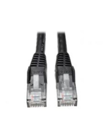 Tripp Lite Cat6 Gigabit Snagless Molded UTP Patch Cable (RJ45 M/M) - Black, 7.62 m (25-ft.)