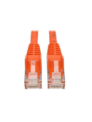 Tripp Lite Cat6 Gigabit Snagless Molded UTP Patch Cable (RJ45 M/M) - Orange, 7.62 m (25-ft.)