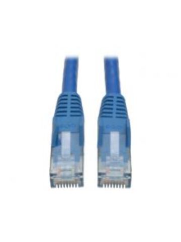 Tripp Lite Cat6 Gigabit Snagless Molded UTP Patch Cable (RJ45 M/M) - Blue, 10.68 m (35-ft.)