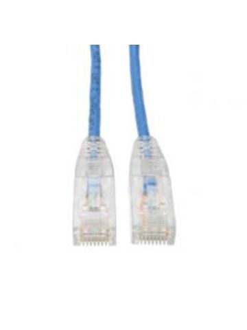 Tripp Lite Cat6 UTP Patch Cable (RJ45) - M/M, Gigabit, Snagless, Molded, Slim, Blue, 4.57 m