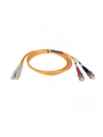 Tripp Lite Duplex Multimode 62.5/125 Fiber Patch Cable (LC/ST), 2M