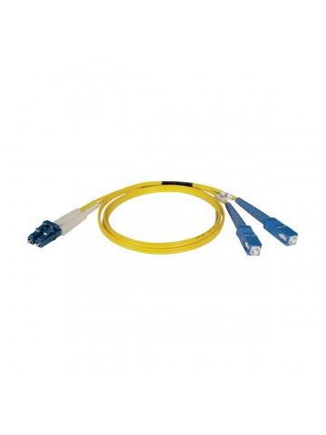 Tripp Lite Duplex Singlemode 8.3/125 Fiber Patch Cable (LC/SC), 1M