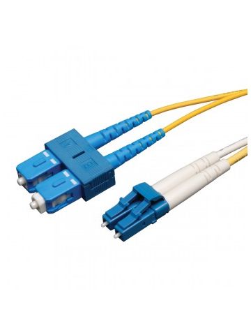 Tripp Lite Duplex Singlemode 8.3/125 Fiber Patch Cable (LC/SC), 10M