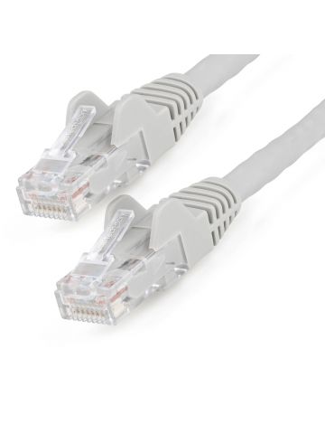 StarTech.com 10m CAT6 Ethernet Cable - LSZH (Low Smoke Zero Halogen) - 10 Gigabit 650MHz 100W PoE RJ45 10GbE UTP Network Patch Cord Snagless with Strain Relief - Grey, CAT 6, ETL Verified, 24AWG