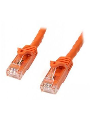 StarTech.com Cat6 Patch Cable with Snagless RJ45 Connectors - 10 m, Orange