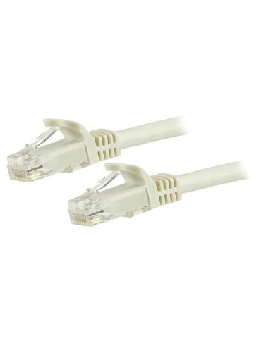 StarTech.com 1.5 m CAT6 Patch Cable - 100% Copper Wire - Snagless Connector - White