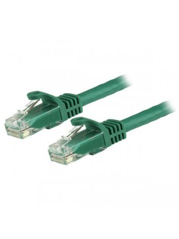 StarTech.com 15m Green Gigabit Snagless RJ45 UTP Cat6 Patch Cable - 15 m Patch Cord