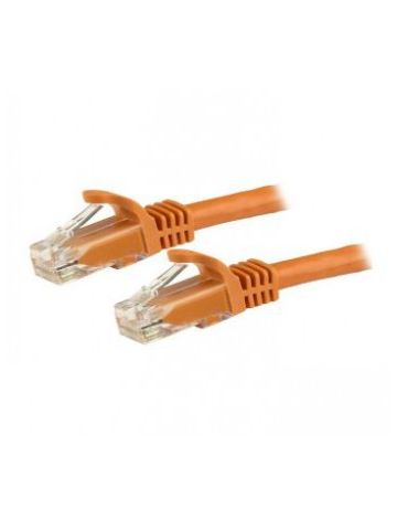 StarTech.com 15m Orange Gigabit Snagless RJ45 UTP Cat6 Patch Cable - 15 m Patch Cord