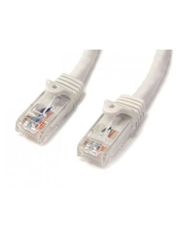 StarTech.com 15m White Gigabit Snagless RJ45 UTP Cat6 Patch Cable - 15 m Patch Cord