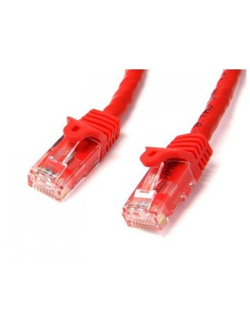 StarTech.com 5m Red Gigabit Snagless RJ45 UTP Cat6 Patch Cable - 5 m Patch Cord