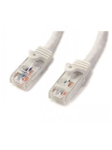 StarTech.com 5m White Gigabit Snagless RJ45 UTP Cat6 Patch Cable - 5 m Patch Cord