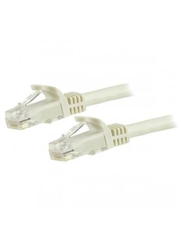 StarTech.com 7.5 m CAT6 Patch Cable - 100% Copper Wire - Snagless Connector - White