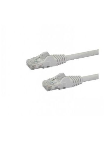 StarTech.com Cat6 patch cable with snagless RJ45 connectors �� 100 ft, white