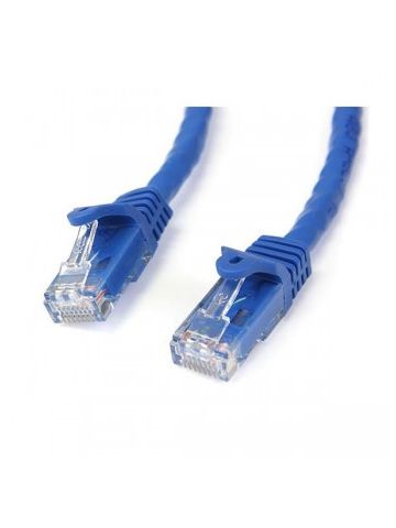 StarTech.com Cat6 patch cable with snagless RJ45 connectors �� 10 ft, blue