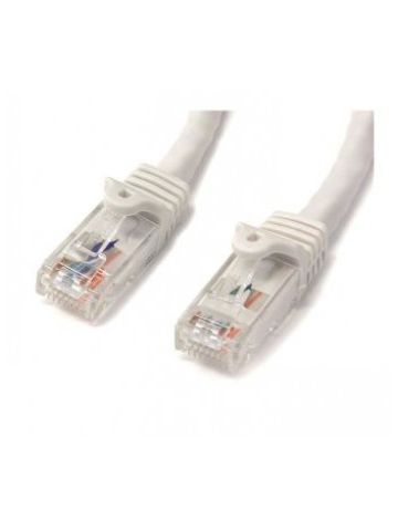 StarTech.com Cat6 patch cable with snagless RJ45 connectors �� 10 ft, white