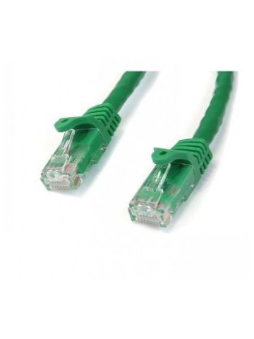 StarTech.com Cat6 patch cable with snagless RJ45 connectors �� 15 ft, green