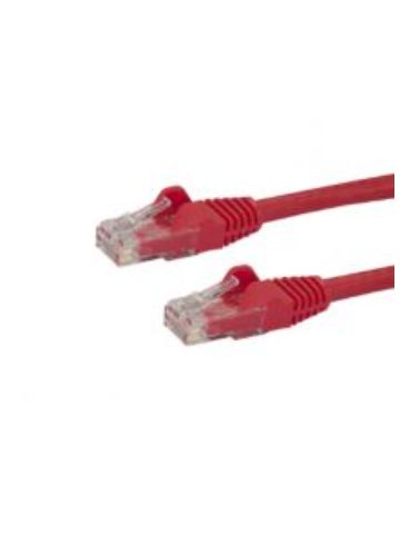 StarTech.com Cat6 patch cable with snagless RJ45 connectors �� 35 ft, red