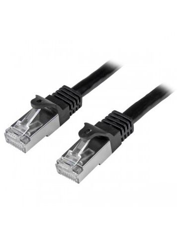 StarTech.com N6SPAT3MBK networking cable 3 m Cat6 SF/UTP (S-FTP) Black