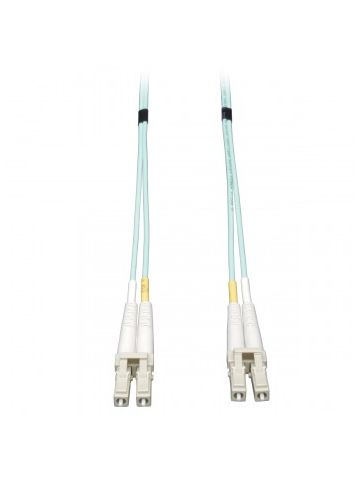 Tripp Lite 10Gb Duplex Multimode 50/125 OM3 LSZH Fiber Patch Cable (LC/LC) - Aqua, 2M