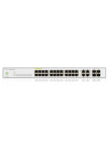 Zyxel NSW100-28-GB0101F network switch Managed L2 Gigabit Ethernet (10/100/1000) Black,Grey