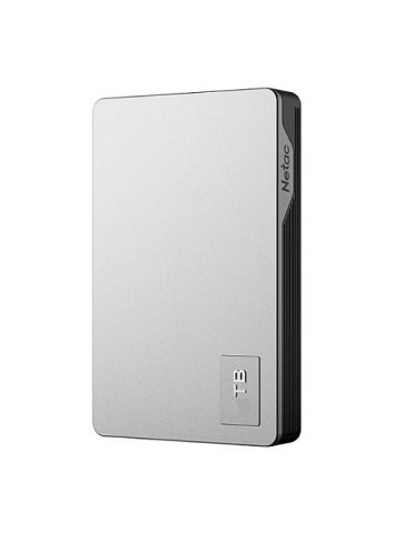 NETAC K338 2TB Portable External Hard Drive 2.5" USB 3.0 Aluminium Silver/Grey