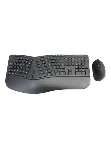 Conceptronic ORAZIO ERGO Wireless Ergonomic Keyboard & Mouse Kit, German layout