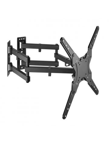 ProperAV Full Motion Corner Tilt & Swivel 23 - 55\ TV Bracket - Black"""