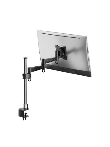 ProperAV Extended Arm Full Motion 19 - 32\ Desk Clamp PC Monitor Mount"""