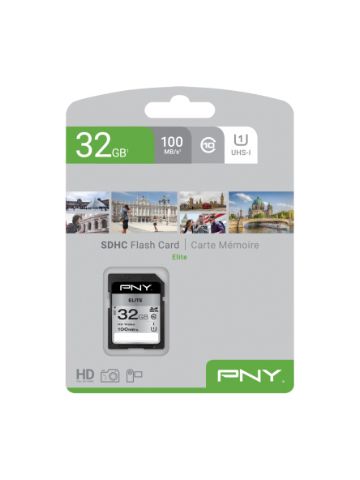 PNY Elite memory card 32 GB SDHC Class 10 UHS-I