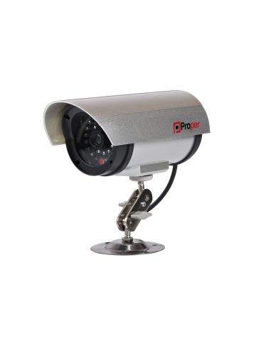 ProperAV - Silver dummy security camera