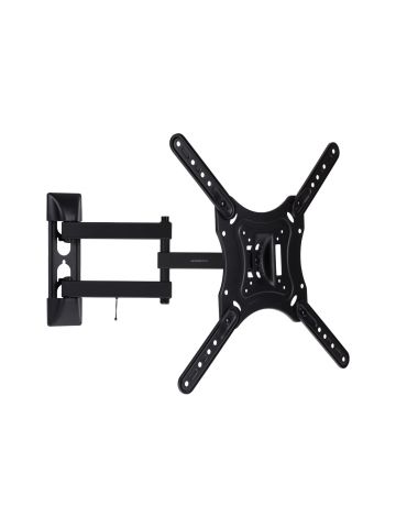 ProperAV Heavy Duty Swing Arm TV Wall Bracket 23"- 55" Tilt 20 VESA 400x400 Black