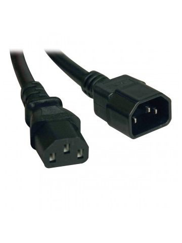 Tripp Lite Standard Computer Power Extension Cord Lead Cable, 10A, 18AWG (IEC-320-C14 to IEC-320-C13), 3.05 m (10-ft.)