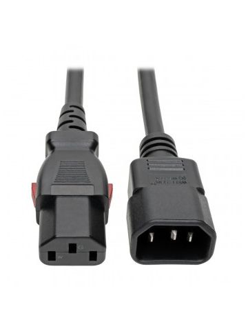 Tripp Lite C14 Male to C13 Female Power Cable, C13 to C14 PDU-Style, Locking C13 Connector, 10A, 18 AWG, 1.22 m