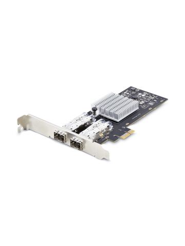 StarTech.com 2-Port GbE SFP Network Card, PCIe 2.0 x1, Intel I350-AM2 2x 1GbE Controller, 1000BASE Copper/Fiber Optic, Dual-Port Gigabit Ethernet NIC, Desktop/Server Backplanes - Windows and Linux Compatible