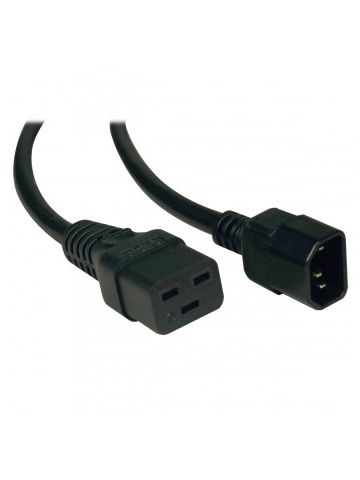 Tripp Lite Standard Power Extension Cord Lead Cable, 10A, 16AWG (IEC-320-C19 to IEC-320-C14), 1.83 m