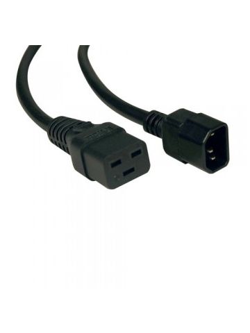 Tripp Lite Heavy-Duty Power Extension Cord, 15A, 14AWG (IEC-320-C19 to IEC-320-C14), 6-ft.