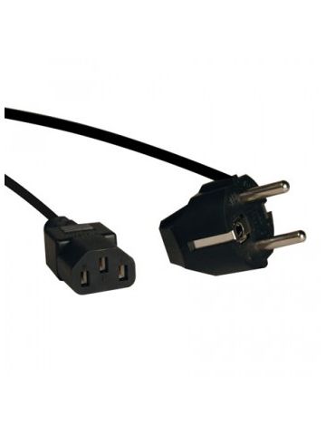 Tripp Lite 2-Prong European Computer Power Cord, 10A (IEC-320-C13 to SCHUKO CEE 7/7), 6-ft.