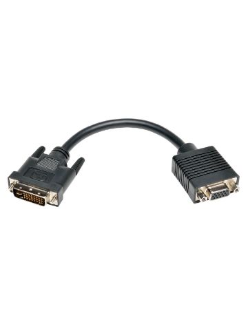 Tripp Lite DVI to VGA Adapter Cable (DVI-I Dual Link to HD15 M/F), 20.32 cm (8-in.)