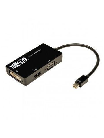 Tripp Lite Keyspan Mini Displayport to VGA/DVI/HDMI All-in-One Adapter/Converter, 15.24 cm