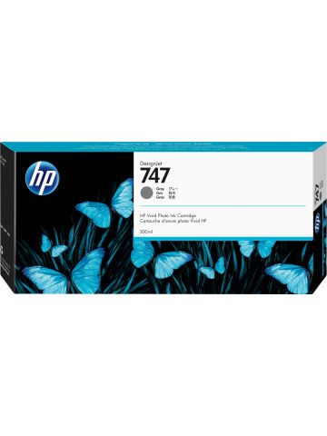 HP P2V86A/747 Ink cartridge gray 300ml for HP DesignJet Z 9+