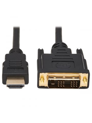 Tripp Lite P566-006 HDMI to DVI Adapter Cable (HDMI to DVI-D M/M), 6 ft. (1.8 m)