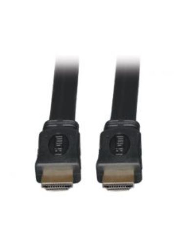 Tripp Lite High Speed HDMI Flat Cable, Ultra HD 4K x 2K, Digital Video with Audio (M/M), Black, 1.83 m (6-ft.)
