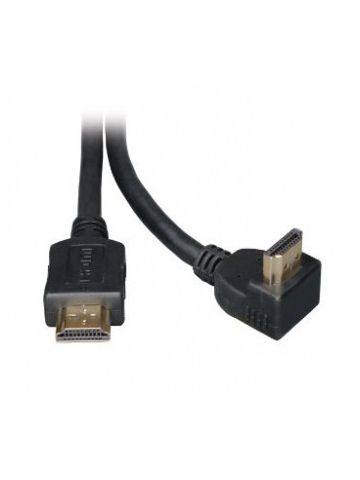 Tripp Lite High Speed HDMI Cable with 1 Right Angle Connector, Ultra HD 4K x 2K, Digital Video with Audio (M/M), 1.83 m