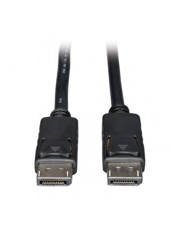 Tripp Lite DisplayPort Digital Video and Audio Cable with Latches (M/M), 4K x 2K, 3840 x 2160 - 4.57 m