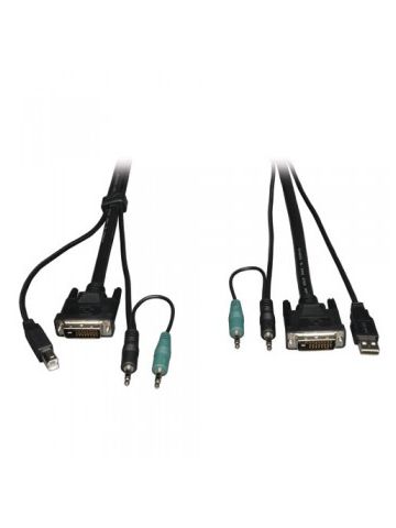 Tripp Lite DVI / USB / Audio KVM Cable Kit, 1.83 m (6-ft.)