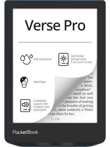 PocketBook Verse Pro e-book reader Touchscreen 16 GB Wi-Fi Black, Blue