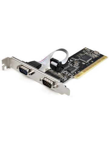 StarTech.com PCI Serial Parallel Combo Card with Dual Serial RS232 Ports (DB9) & 1x Parallel LPT Port (DB25) - PCI Combo Adapter Card - PCI Expansion Card Controller - PCI to Printer Card